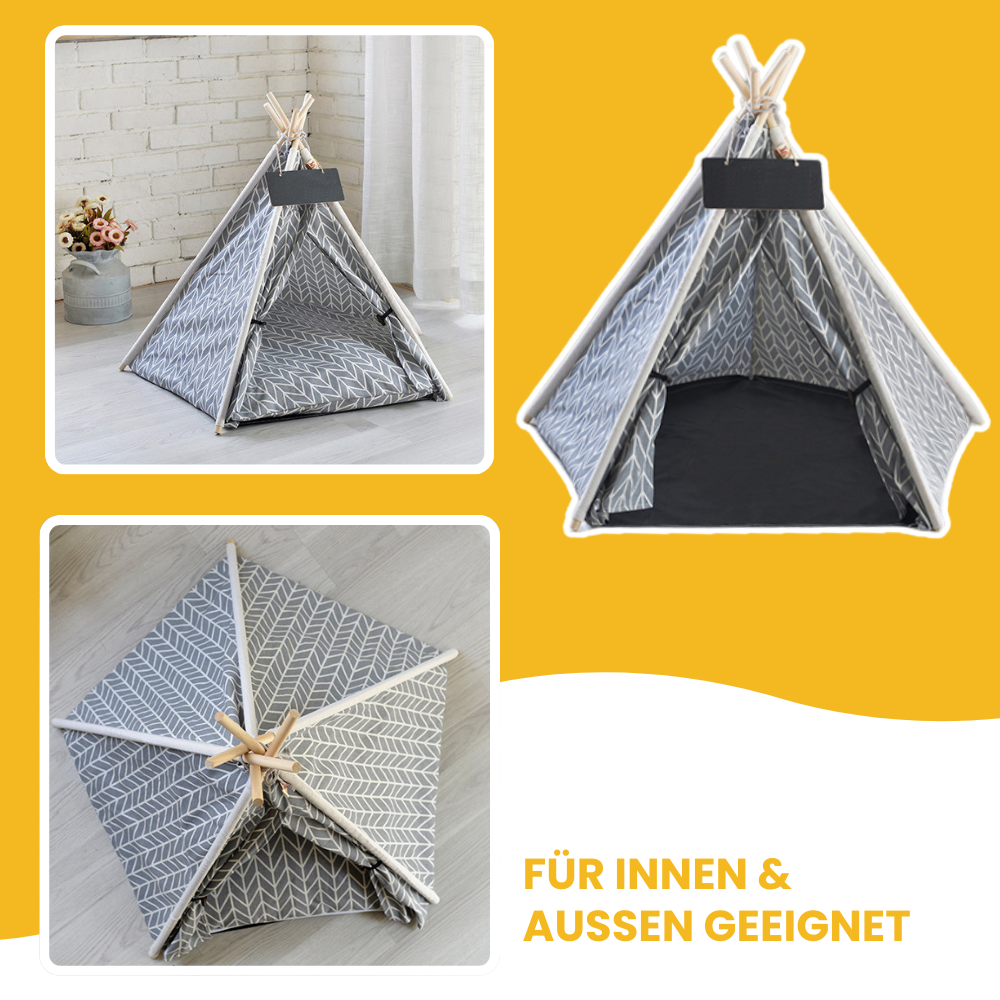 Haustier-Tipi – Der stilvolle Rückzugsort für deinen Liebling!
