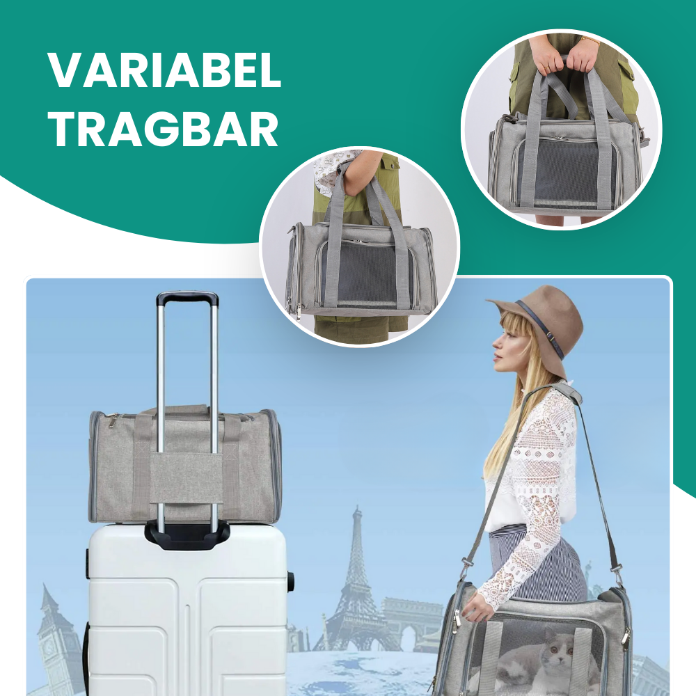 Tragetasche für Katzen & kleine Hunde – Sicher, komfortabel & flexibel unterwegs!