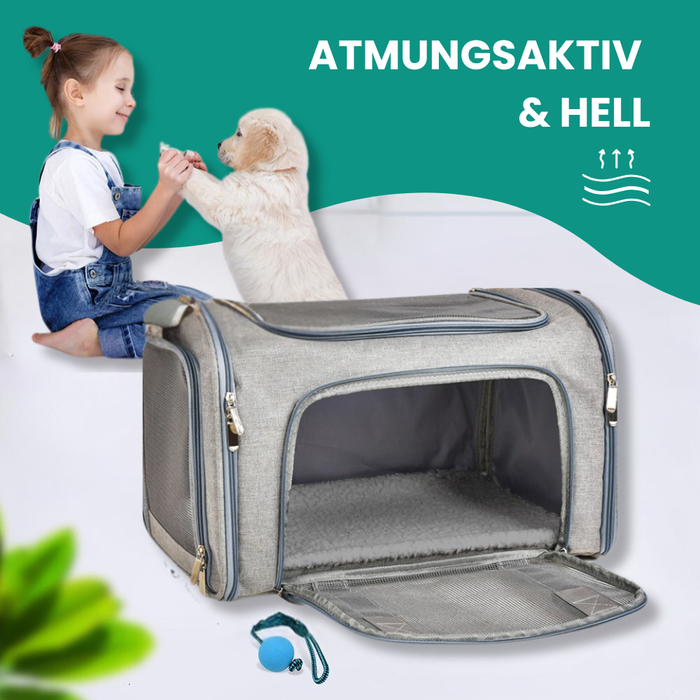 Tragetasche für Katzen & kleine Hunde – Sicher, komfortabel & flexibel unterwegs!