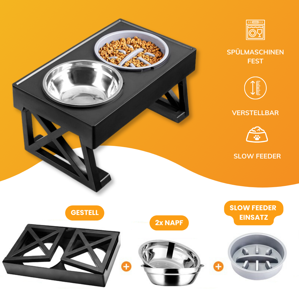 Ergonomisches Futternapfgestell – Für gesünderes Fressverhalten