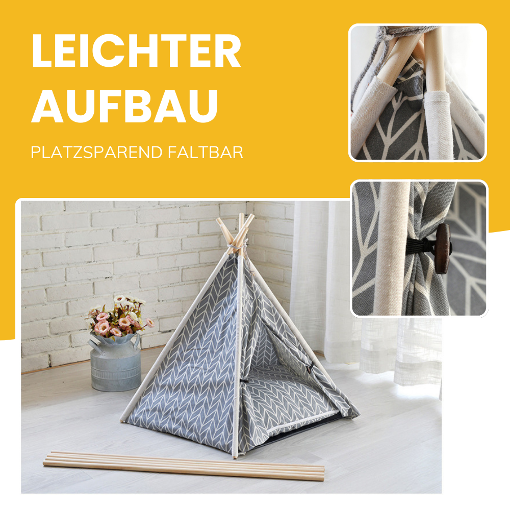 Haustier-Tipi – Der stilvolle Rückzugsort für deinen Liebling!
