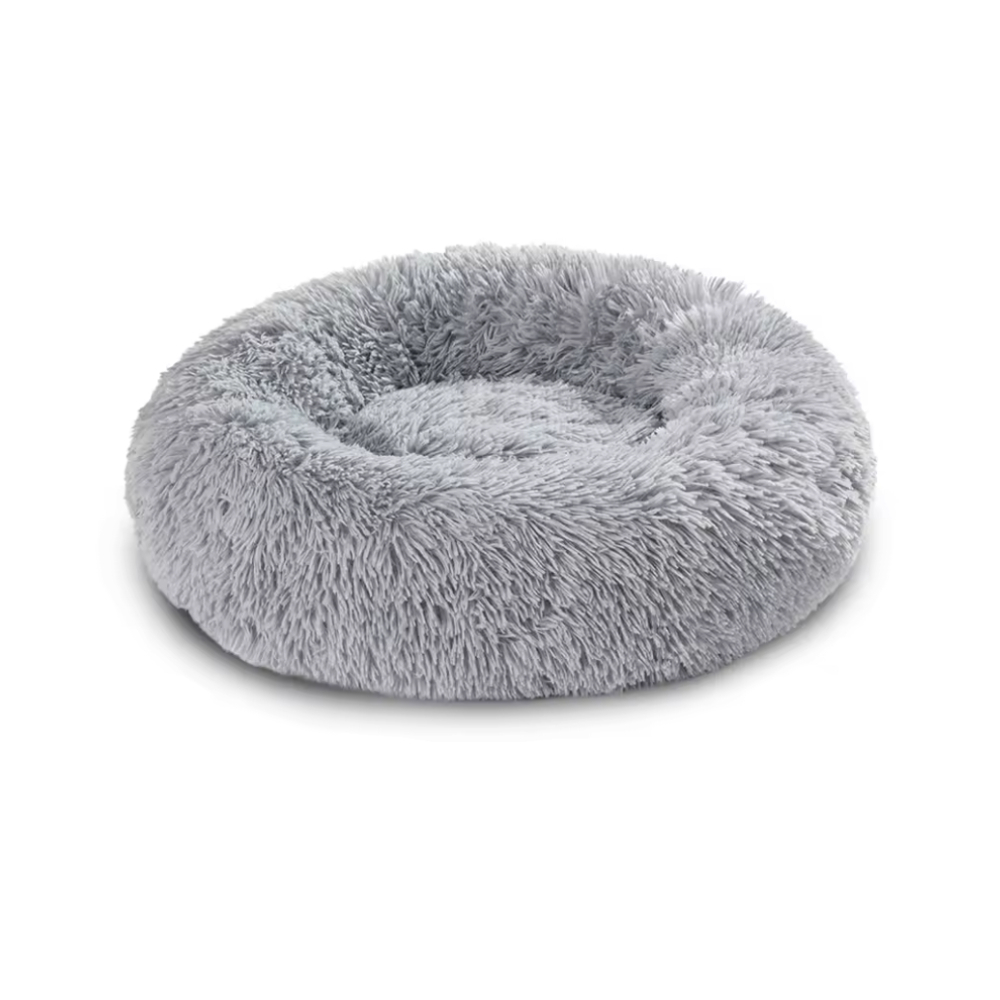 Rundes Haustierbett mit Rand – pure Entspannung für deinen Liebling!