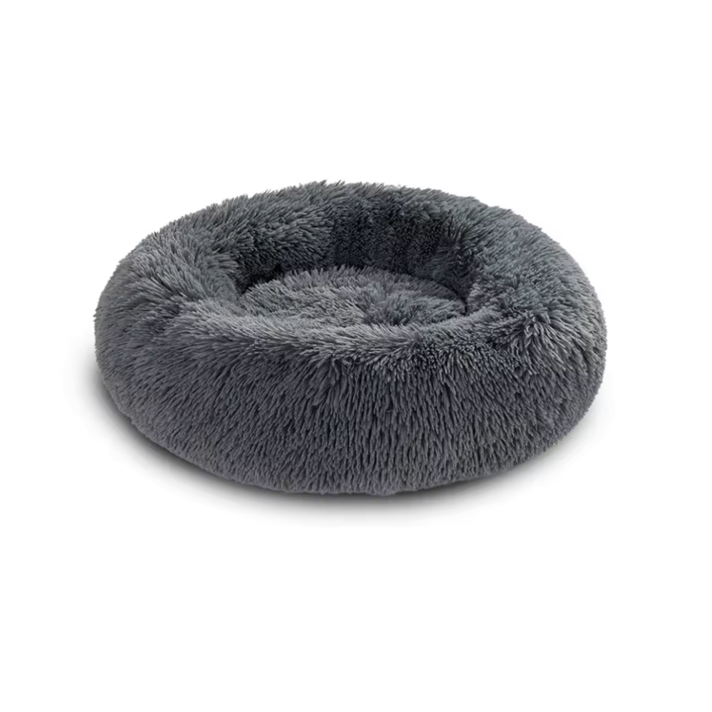Rundes Haustierbett mit Rand – pure Entspannung für deinen Liebling!