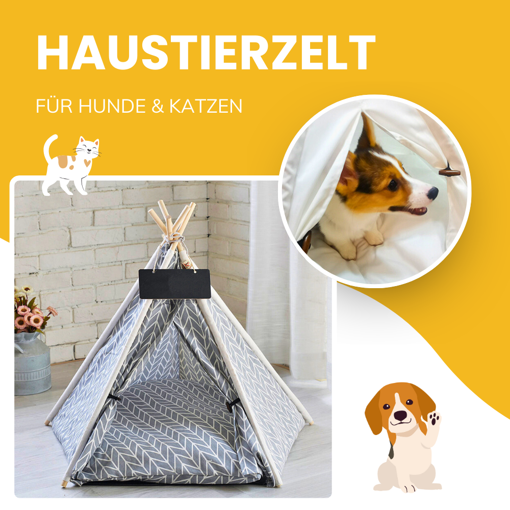 Haustier-Tipi – Der stilvolle Rückzugsort für deinen Liebling!